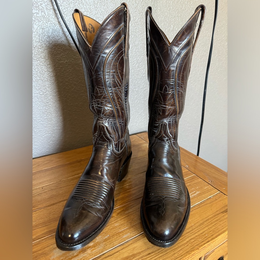 Lucchese Classics Goat Leather Western Boots